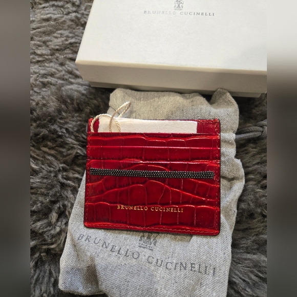 Brunello Cucinelli Card Holder. - Picture 3 of 13